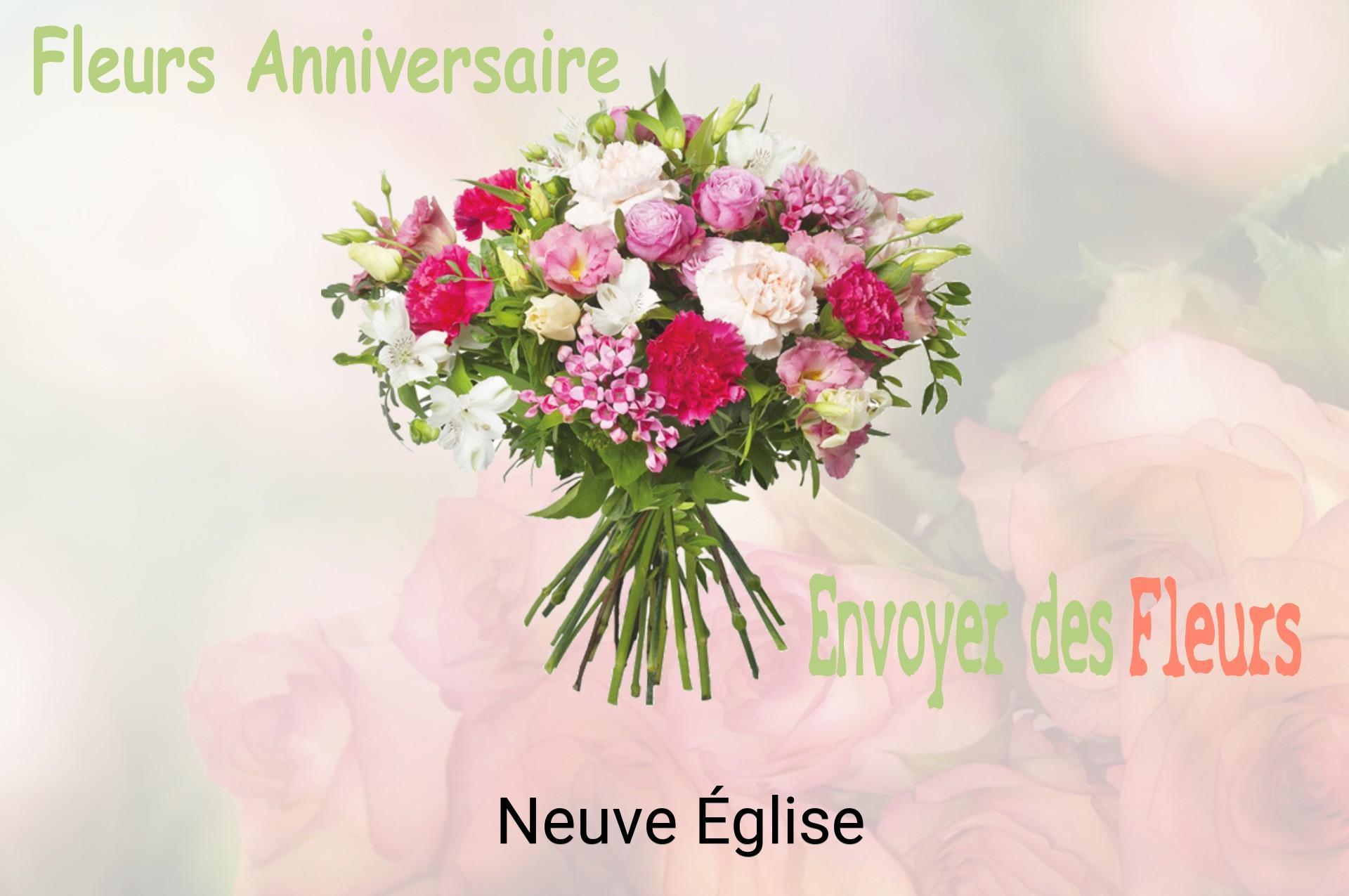Bouquet de fleurs d’anniversaire livré à Neuve-Église