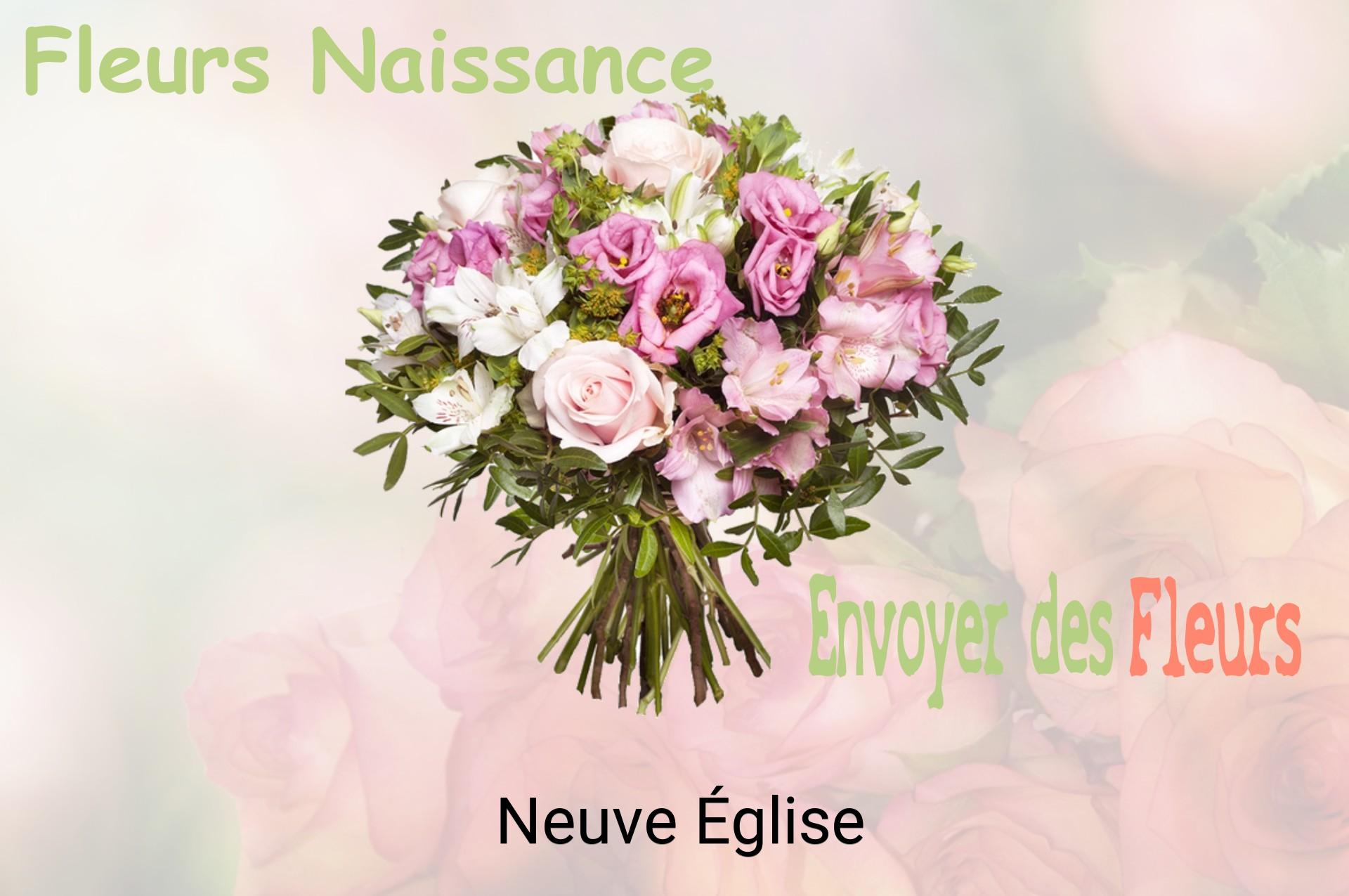 Bouquet de fleurs de naissance livré à Neuve-Église